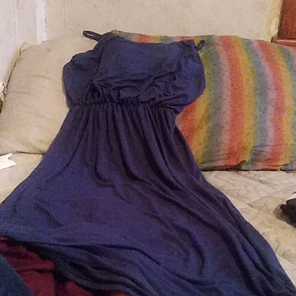 Blue dress